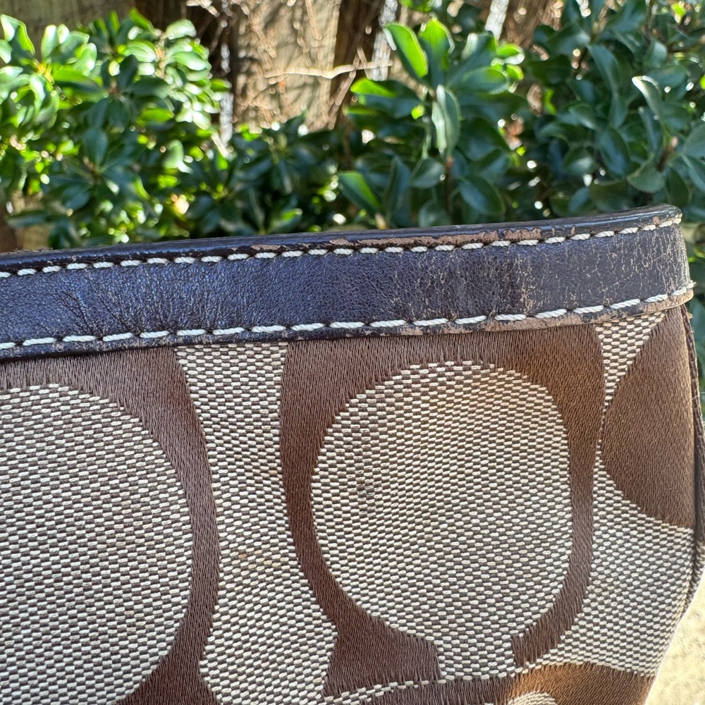 Coach Brown Signature Tote - Picture 6 of 11